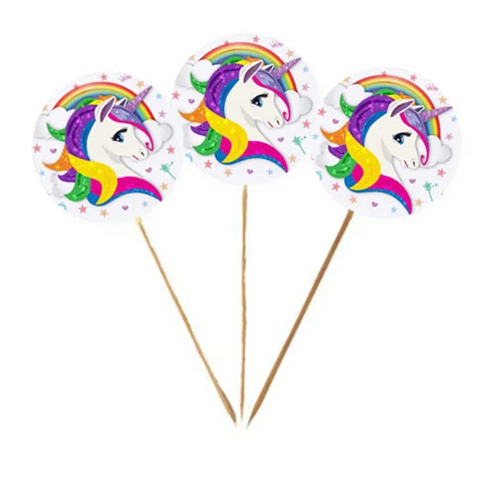 Unicorn Temalı Doğum Günü Parti Seti