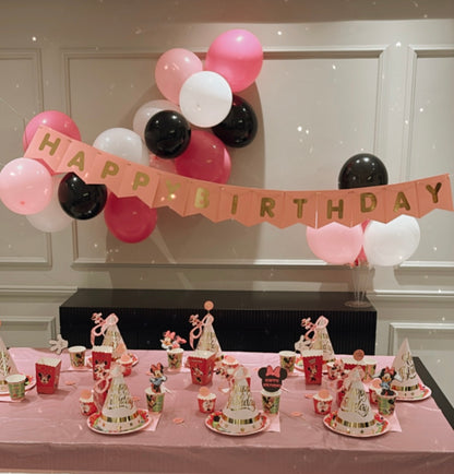 Minnie Mouse Temalı Doğum Günü Parti Seti
