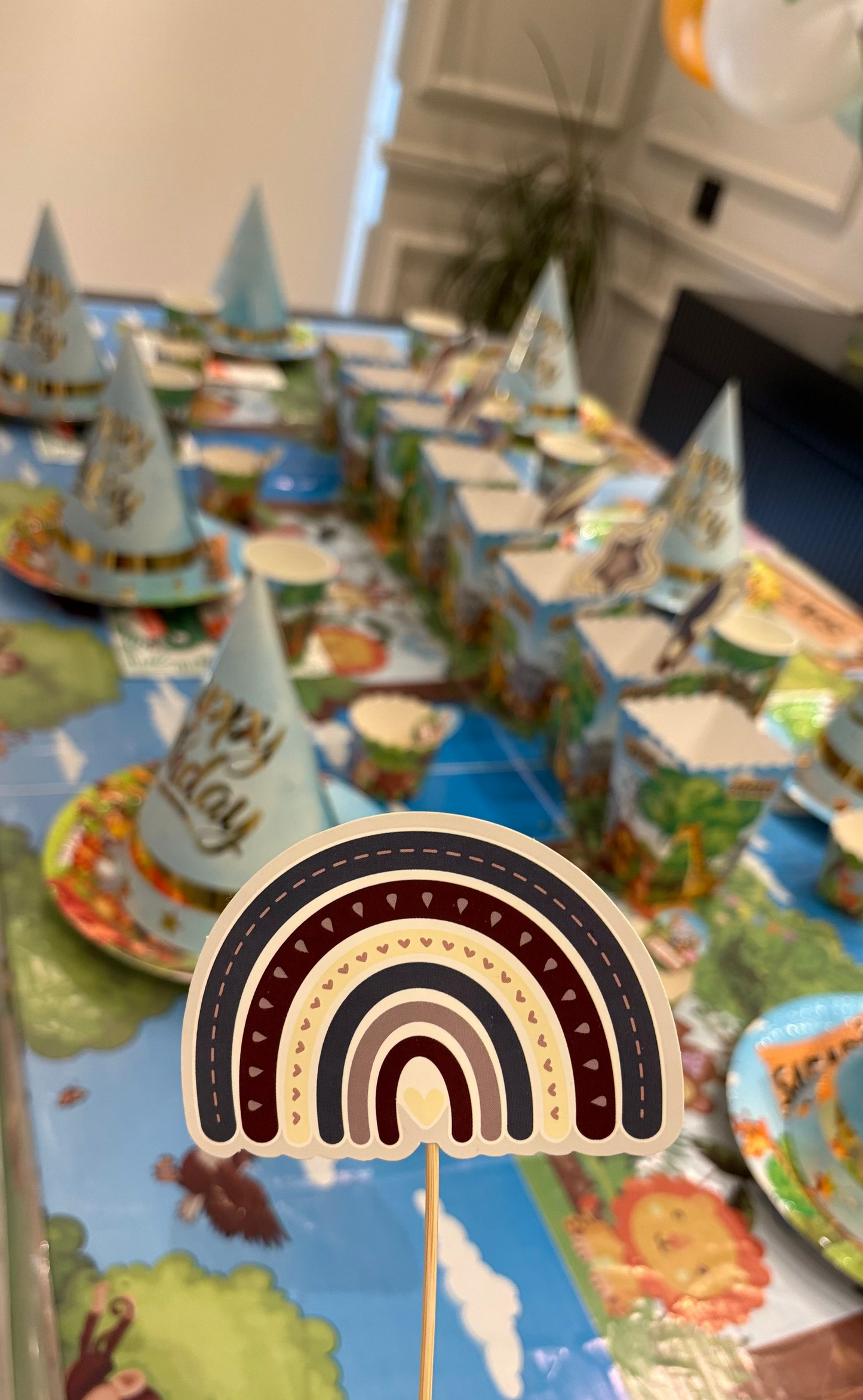 Safari Temalı Doğum Günü Parti Seti