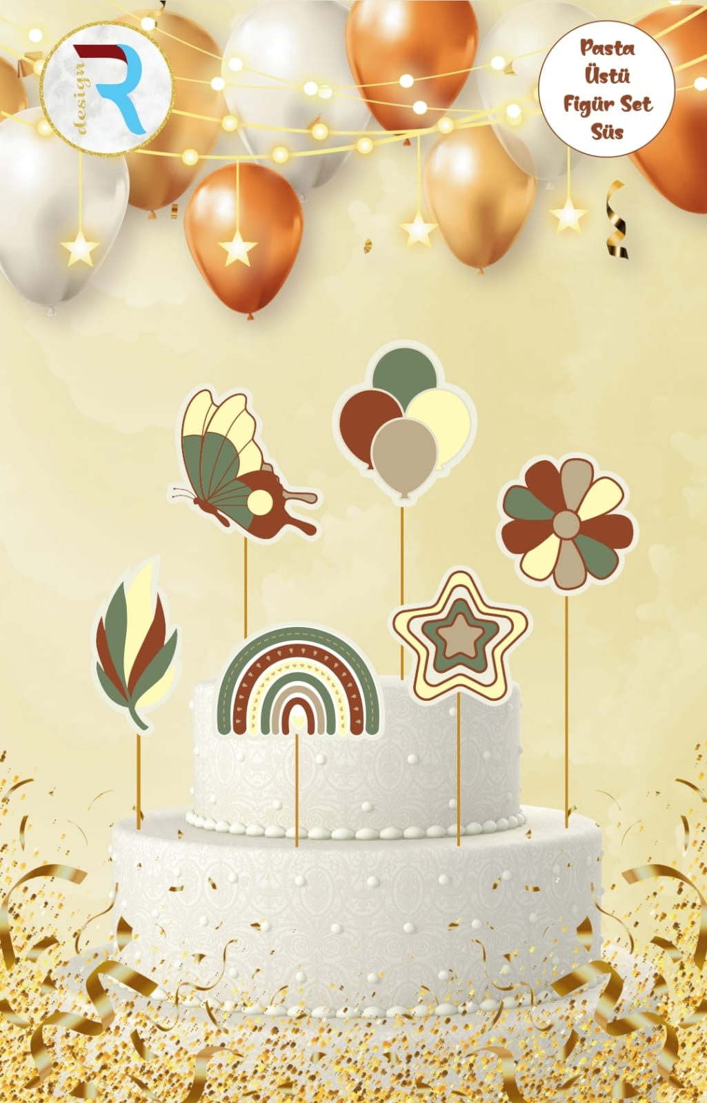 Safari Temalı Doğum Günü Parti Seti