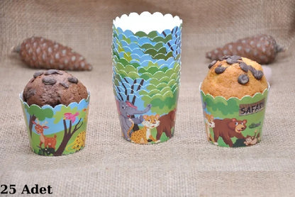 Safari Temalı Doğum Günü Parti Seti