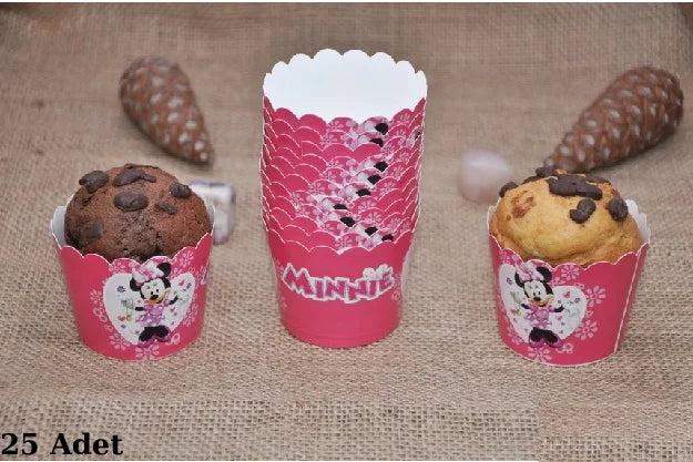 Minnie Mouse Temalı Doğum Günü Parti Seti