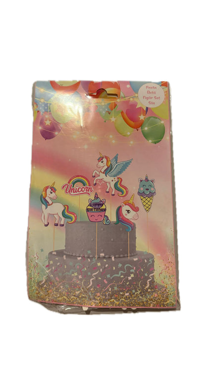 Unicorn Temalı Doğum Günü Parti Seti